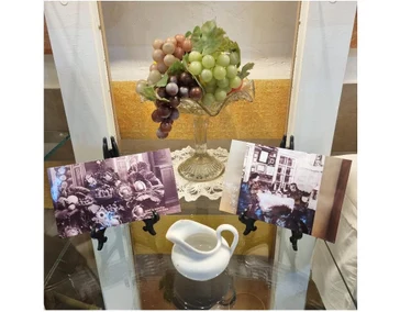 Ваза с виноградом